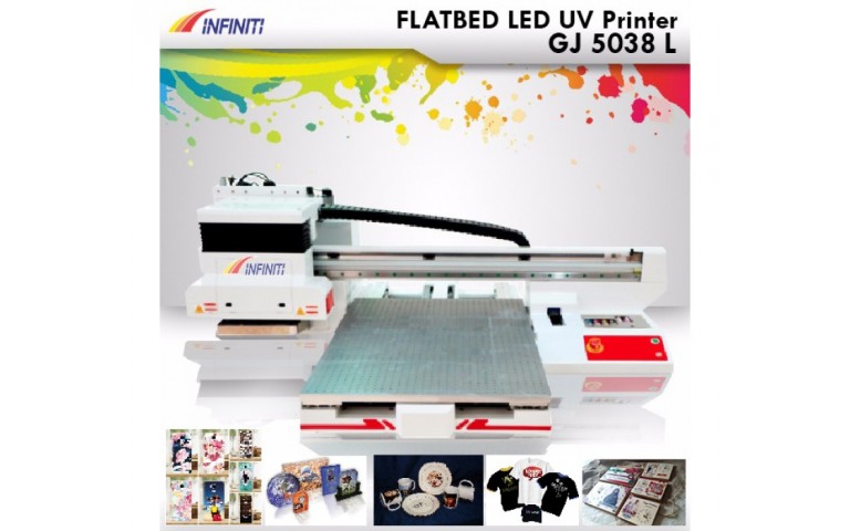 Mesin Print Acrylic FLATBED LED UV GJ-5038 L